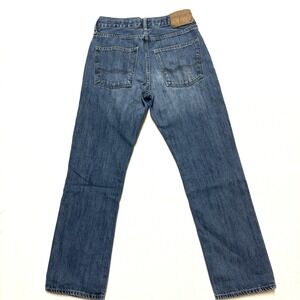 American Eagle Jeans Mens Y2K Distressed Slim Straight 26 W 28 L School Academia